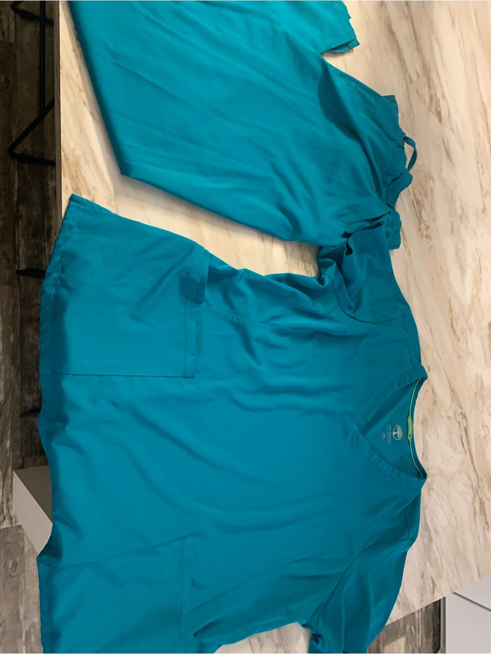 Healing Hands Teal Medical Scrub Set 2xl